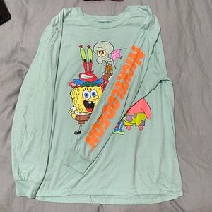 Nickelodeon graphic tee, long sleeve, large